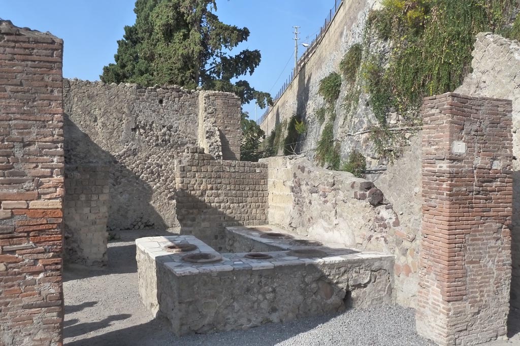 II.7/6 Herculaneum, September 2014. Looking south towards entrance doorway. Photo courtesy of Larry Turner.
