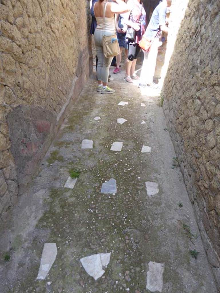 IV.2/1, Herculaneum, September 2016. Looking east along corridor 20 towards room 12, Photo courtesy of Michael Binns.