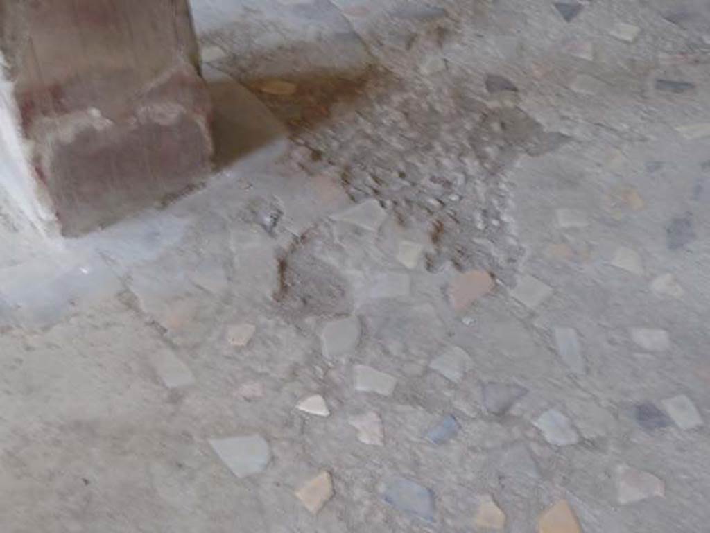 IV.2/1, Herculaneum, September 2016. Detail of flooring in tablinum. Photo courtesy of Michael Binns.