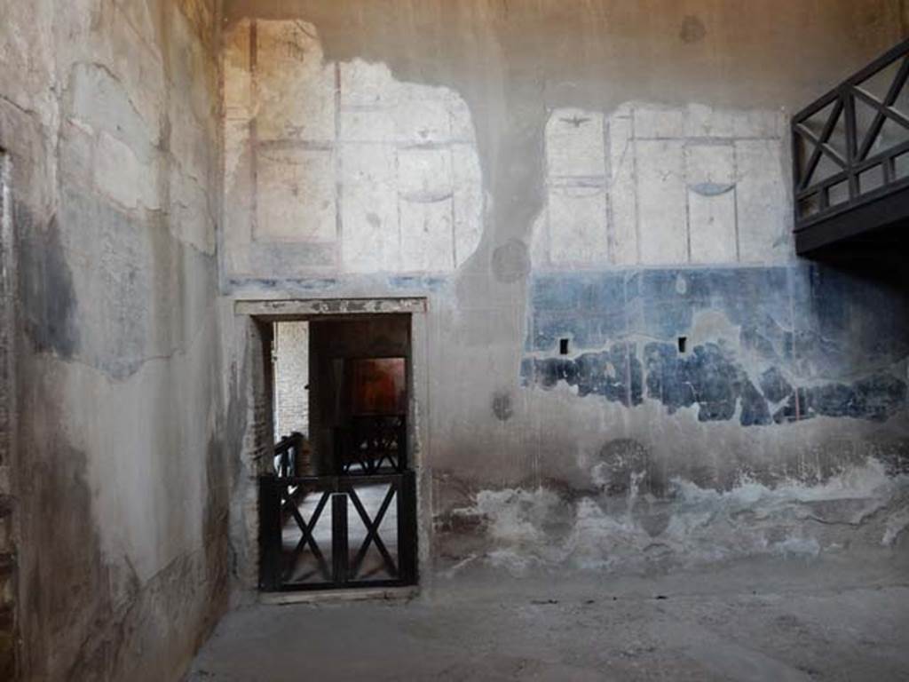 IV.21, Herculaneum. May 2018. Looking towards west wall of atrium, room 24. Photo courtesy of Buzz Ferebee.