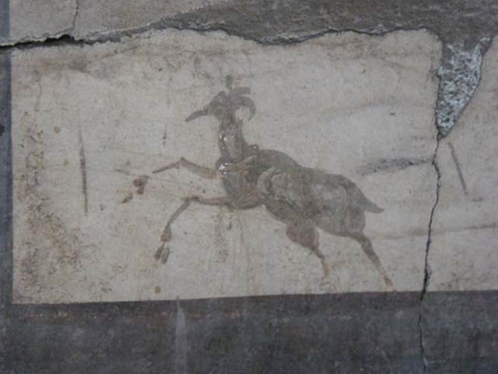 V.1, Herculaneum, October 2014. Room 7, detail from east wall. Photo courtesy of Michael Binns