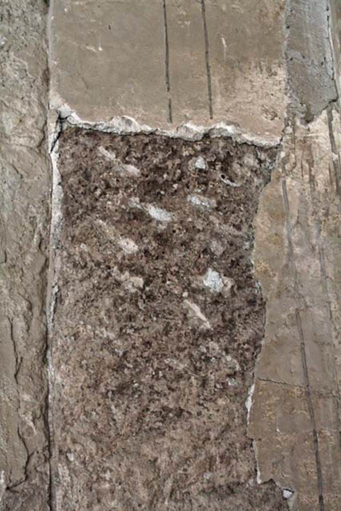 VI.12 Herculaneum, February 2007.
Detail of blocked door in south wall. Photo courtesy of Nicolas Monteix.