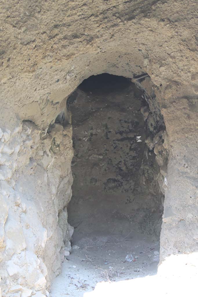 VII.16 Herculaneum. March 2014.
Looking west into doorway on west side of north end of Cardo III.
Foto Annette Haug, ERC Grant 681269 DÉCOR.