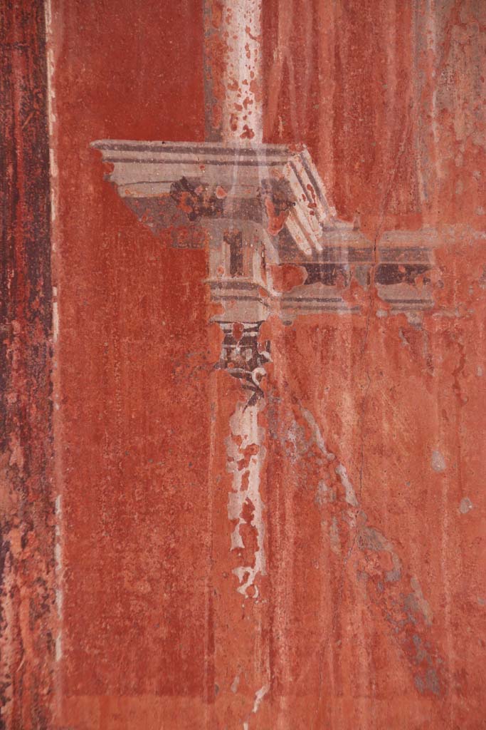 Ins. Or.I.2, Herculaneum. October 2020. Detail from west end of north wall of atrium.
Photo courtesy of Klaus Heese.


