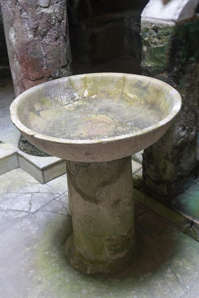 Herculaneum Suburban Baths. October 2023. Impluvium in atrium. Photo courtesy of Johannes Eber.