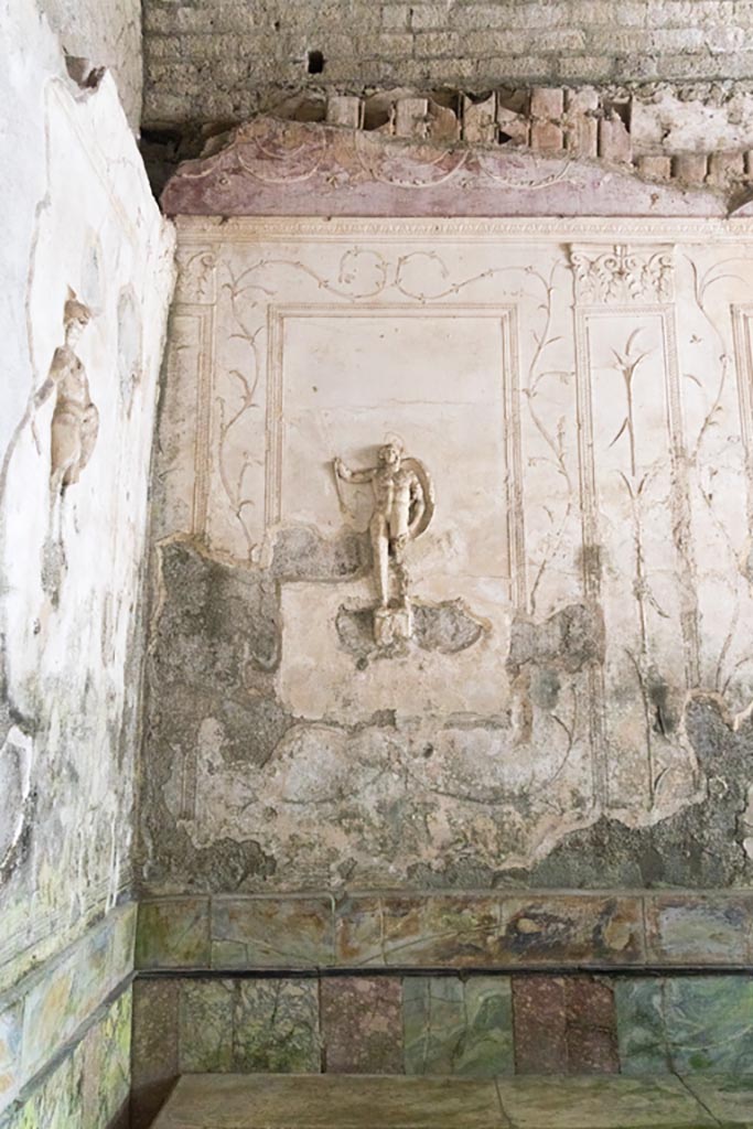 Herculaneum Suburban Baths. October 2023.
Tepidarium, north-east corner. Photo courtesy of Johannes Eber.