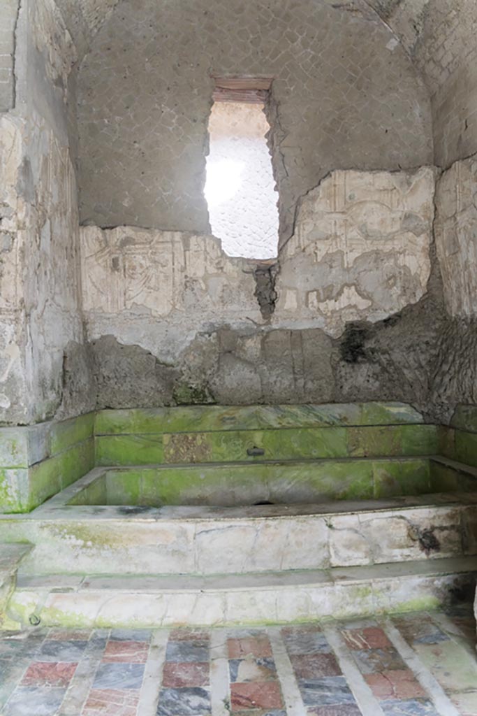 Herculaneum Suburban Baths. October 2023. 
North end of original caldarium. Photo courtesy of Johannes Eber. 
