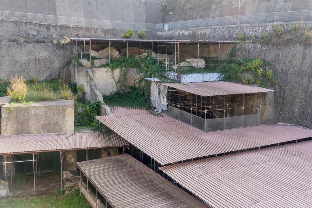 House of Dionysiac Reliefs, Herculaneum. October 2023. Looking north-east. Photo courtesy of Johannes Eber.