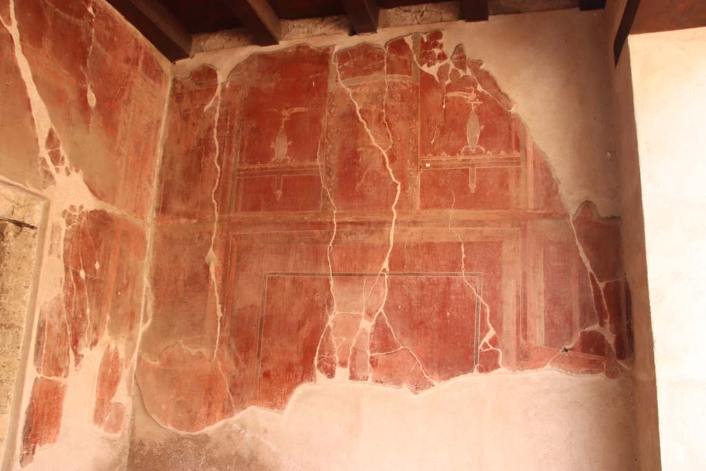 III.3 Herculaneum, October 2020. Looking towards south wall of tablinum. Photo courtesy of Klaus Heese.