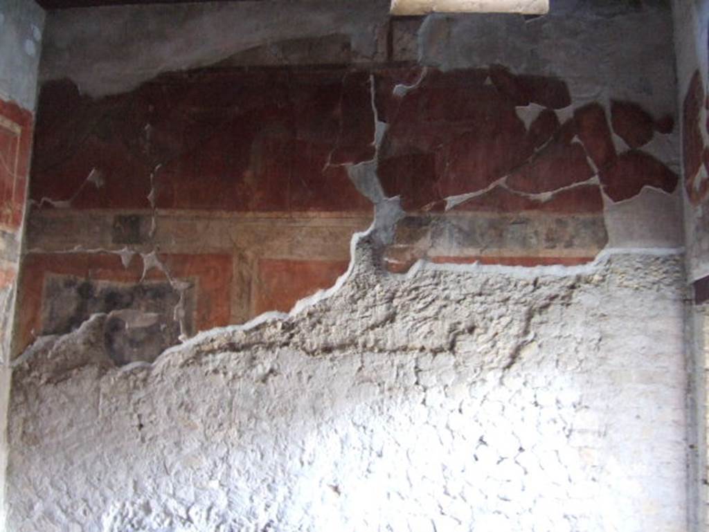 III.11 Herculaneum. May 2006. Room 8, west wall. 