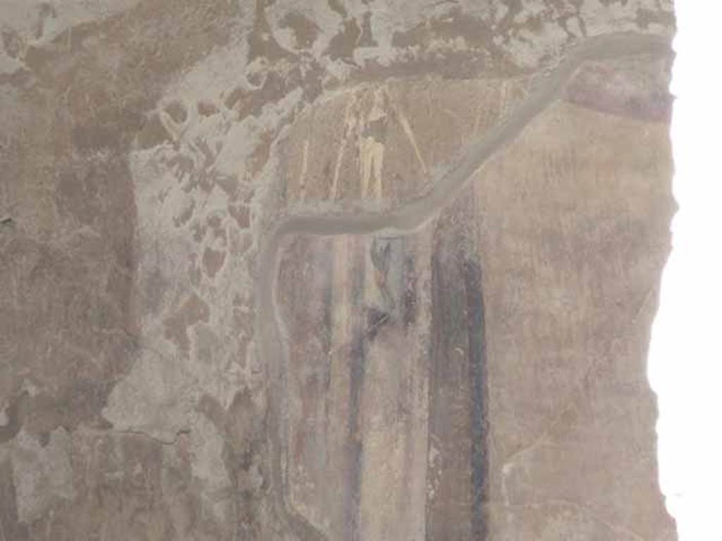 III.11 Herculaneum. May 2010. Room 12, north wall. Decoration on plaster.