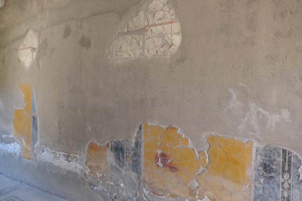 IV.21, Herculaneum, June 2017. Cryptoporticus 29, looking north along east wall. Photo courtesy of Michael Binns.