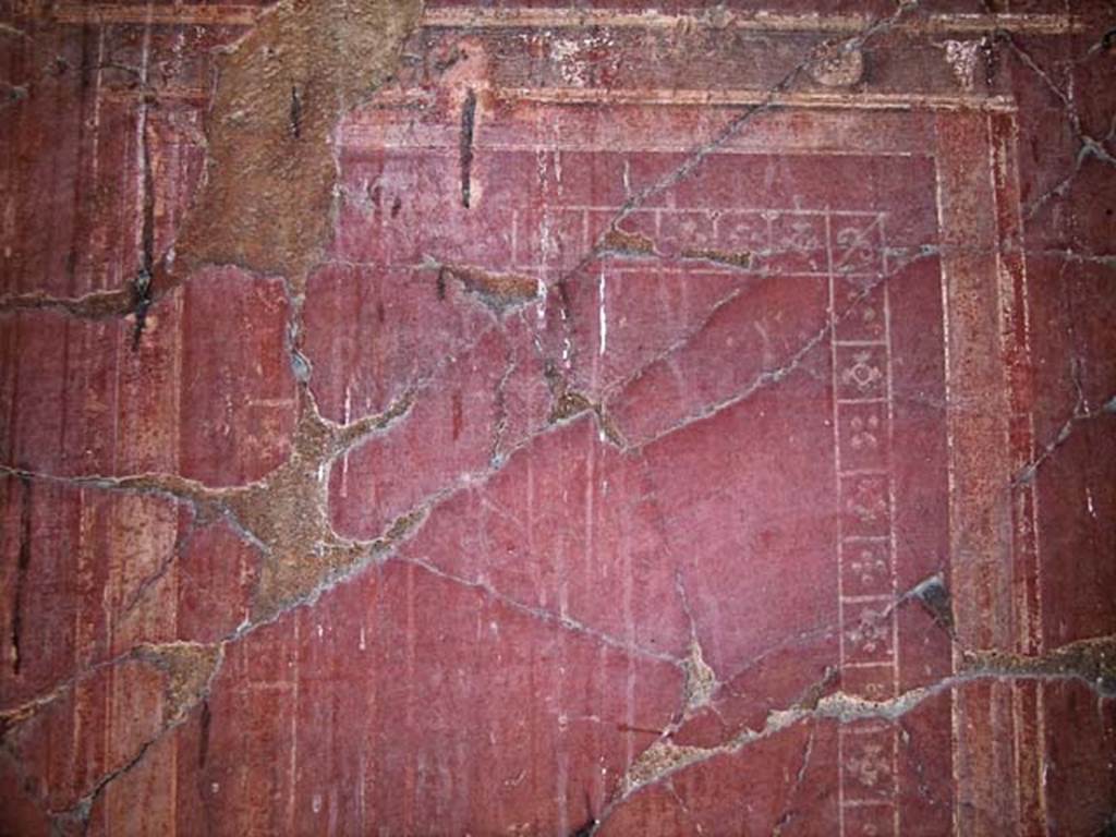 V.15, Herculaneum. May 2004. Tablinum, south wall, upper west end. Photo courtesy of Nicolas Monteix.