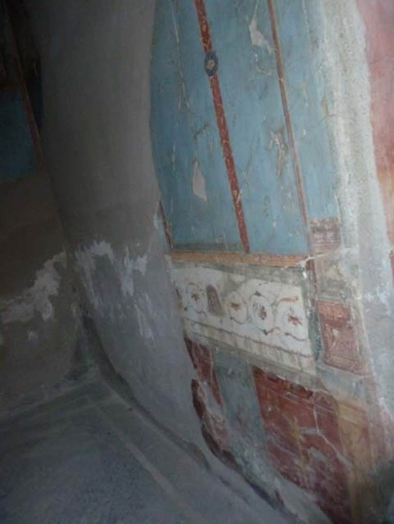 Ins. V 35, Herculaneum, September 2015. Diaeta 6, north wall.