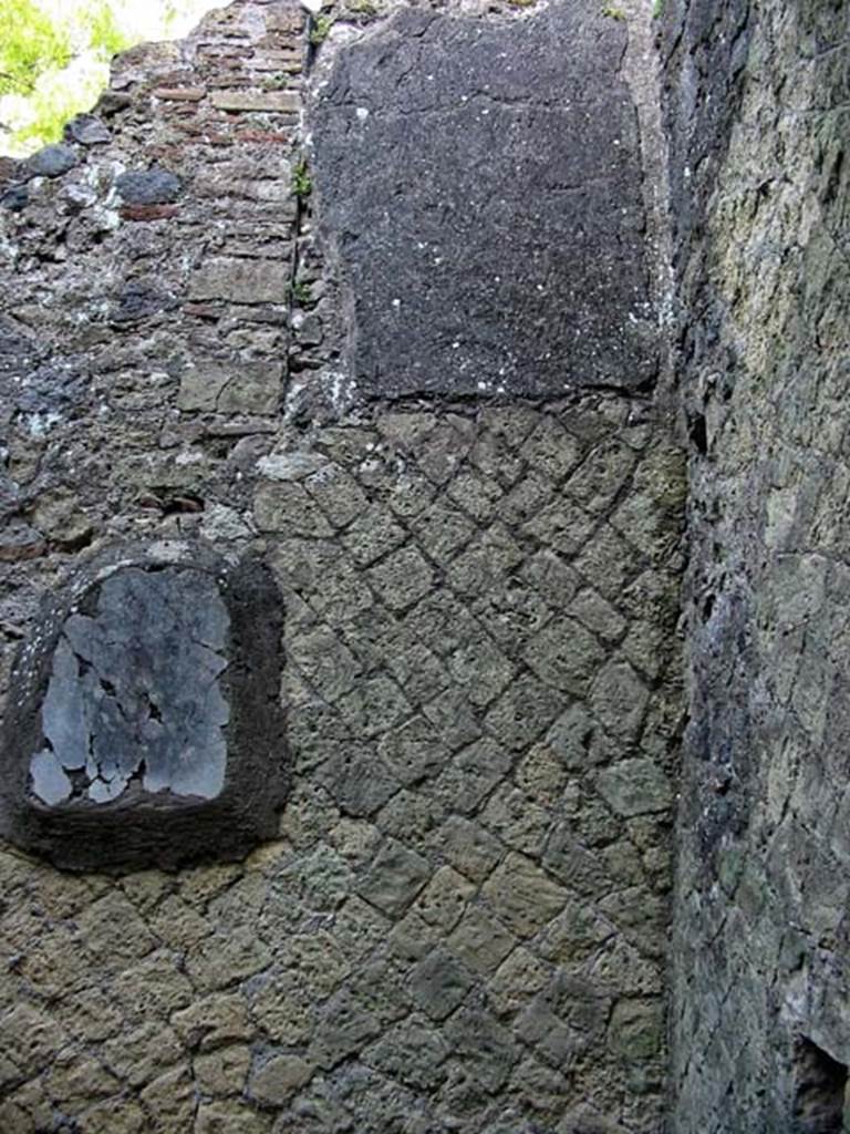 V.35, Herculaneum. May 2003. Room 5, looking towards north wall in north-east corner. 
Photo courtesy of Nicolas Monteix.
